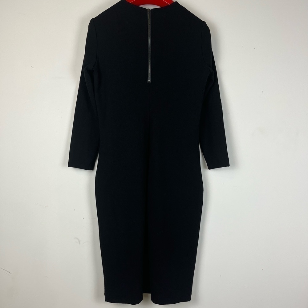 VINCE Black Midi dress Size S/P - Picture 3 of 8